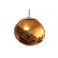 Glass Globe Lampshade Ø360 mm Pink Gold