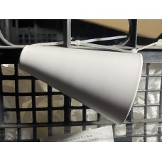 Декоративная накладка на электропатрон Cone White