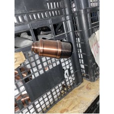 Винтажный патрон c прижимной гайкой Long Copper