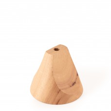 Cone made of wood with a hole (D9,5 h 8)