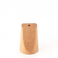 Cone made of wood with a hole (D6,5 h 9)