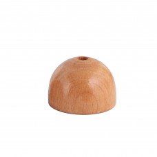 Hollow wood hemisphere 60 mm.
