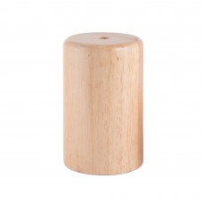 Cylinder-shaped stand made of wood for a table lamp 130mm.