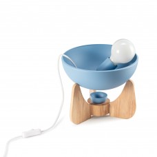 Настольная лампа-подсвечник Clam Pearl Blue (Scandi Collection)