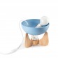 Настольная лампа-подсвечник Clam Pearl Blue/White (Scandi Collection)