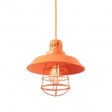 Bright Cage Orange cage pendant lamp