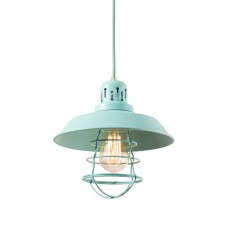 Bright Cage Light Blue cage pendant lamp