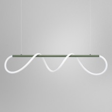 Hanging lamp made of flexible neon Neon Fleksi MonoMake Green Ral-6003