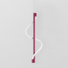 Hanging lamp from flexible neon NEON Fleksi Vertical S Marsala Ral-4004