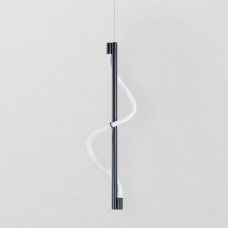 Hanging lamp from flexible neon NEON Fleksi Vertical S Black