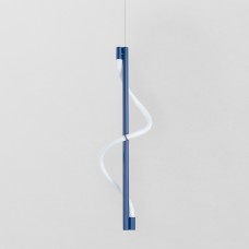 Hanging lamp from flexible neon NEON Fleksi Vertical S Blue Ral-5003