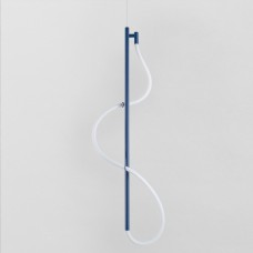 Hanging lamp made of flexible neon NEON Fleksi Vertical 3 Blue Ral-5003