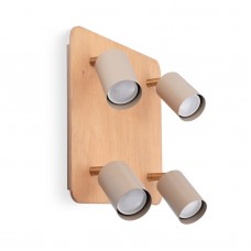 Настенный светильник Wood Spot Quattro Beige (Nowowood Line)
