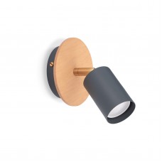 Настенный светильник Wood Spot Solo Grey (Nowowood Line)