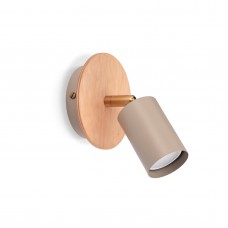 Настенный светильник Wood Spot Solo Beige (Nowowood Line)