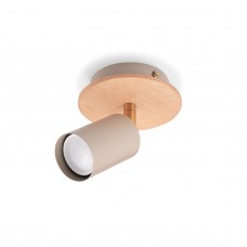 Потолочный светильник Wood Spot Solo Beige (Nowowood Line)