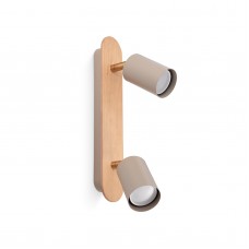 Настенный светильник Wood Spot Duo Beige (Nowowood Line)