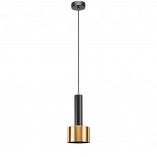 Люстра (подвес) Barrel Black/Gold (Tube Line)