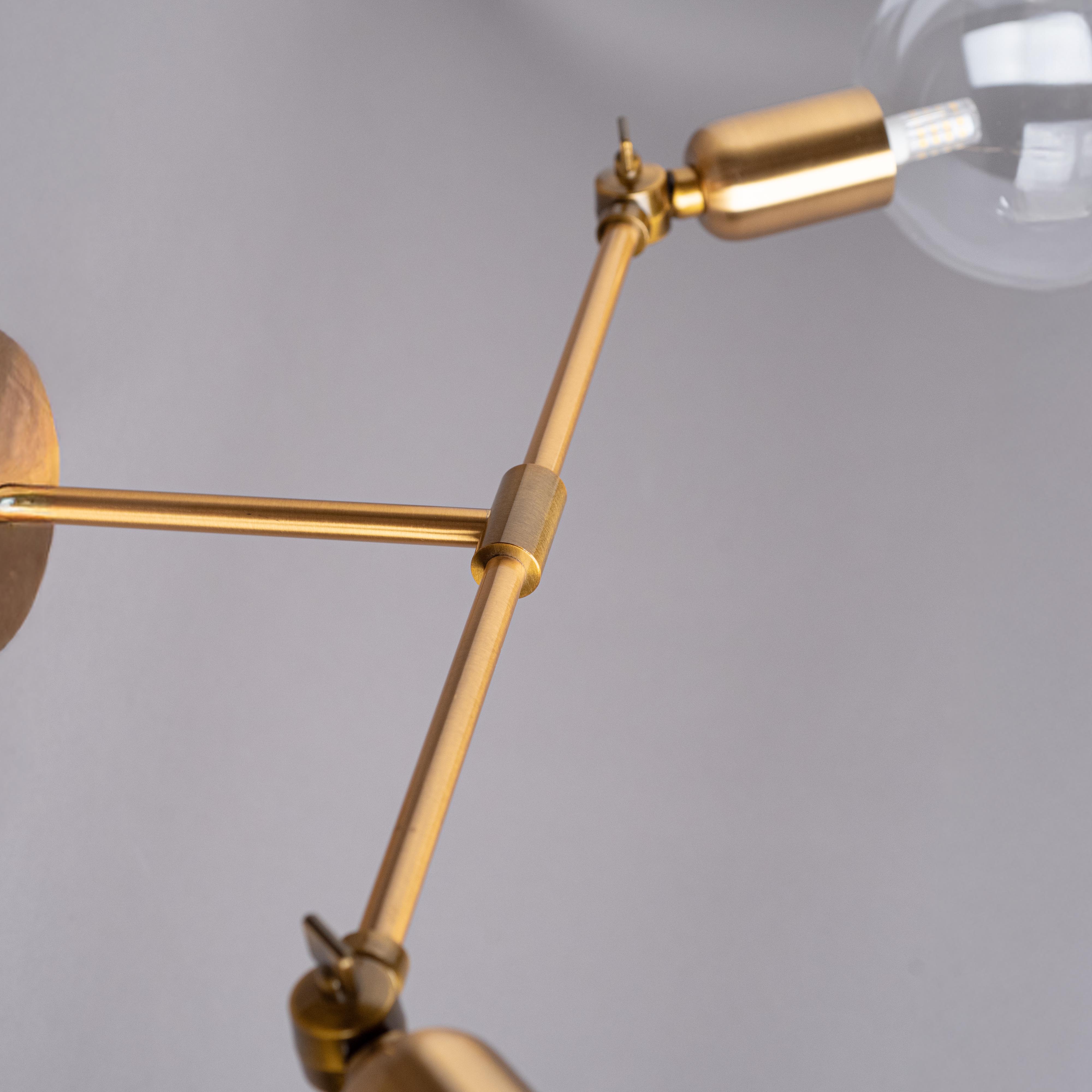 Настенный светильник Vanity light TwinBar Gold