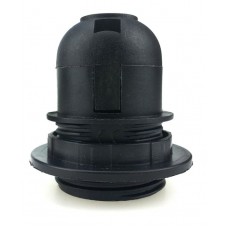 Патрон люстровый пластиковый Black с двумя юбками