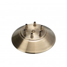 Ceiling fastener for spider with 6 holes bronze