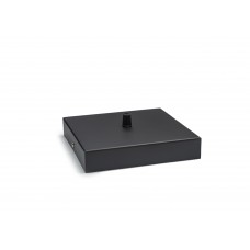 Квадратный потолочный крепеж L160 Black
