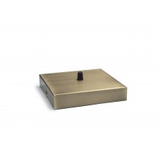Квадратный потолочный крепеж L160 Bronze