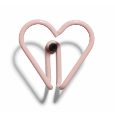 Металлический крючок для одежды Heart Hook розового цвета в скандинавском стиле 
