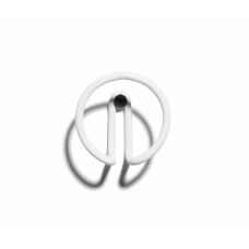 Металлический крючок для одежды Circle Hook белого цвета в скандинавском стиле 