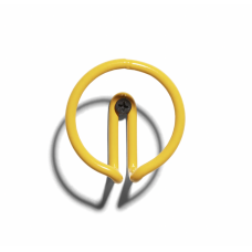 Металлический крючок для одежды Circle Hook желтого цвета в скандинавском стиле 