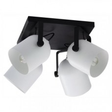 Ceiling lamp Sanzo Square 4 Black&White