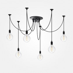 Spider chandelier LOFT SPIDER 6-12 rounds