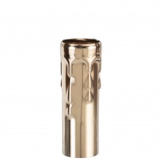 Накладка на патрон оплывшая свеча Light Gold