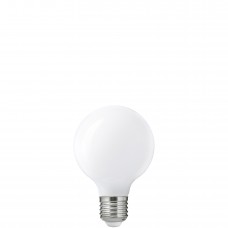 Белая матовая LED лампочка G80 2700 К
