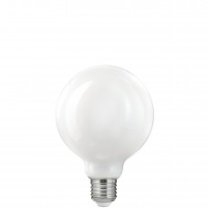 Белая матовая LED лампочка G95 2700 К