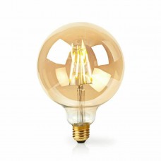 LED лампа Эдисона G95 6W 2700 жёлтое стекло