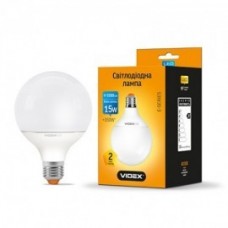 LED лампа G95 15W E27 4100K 220V белое матовое стекло 