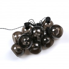 Гирлянда на солнечной батареи 10LED Grey Bulb String Light