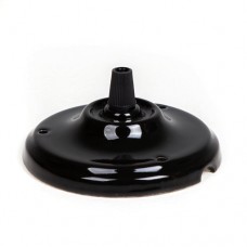 Black ceramic ceiling cup