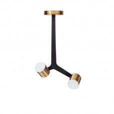 Люстра LED Lamana 2 Black&Gold