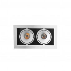 Точечный LED светильник BX07-2-LED 2*7W WH 4000K