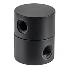 Соединитель на 4 отверстия Black